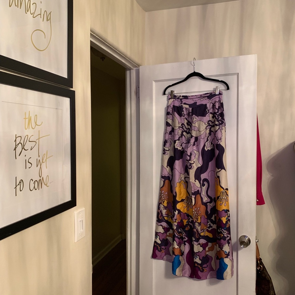 Chiffon pants coverup